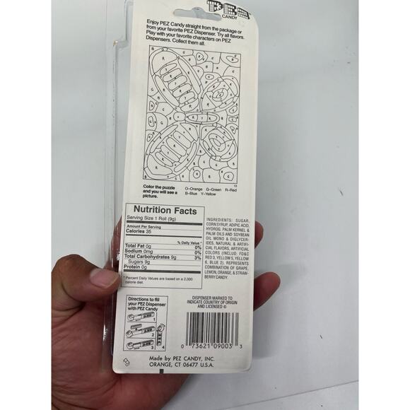 Fred Flintstone - Pez Candy Dispenser - 1992 On Original Card Collectible Candy - Picture 7 of 10